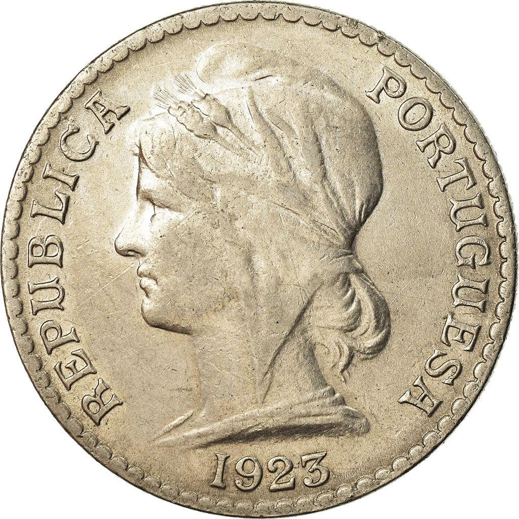 Angola | 50 Centavos Coin | Libertine | Km:65 | 1922 - 1923