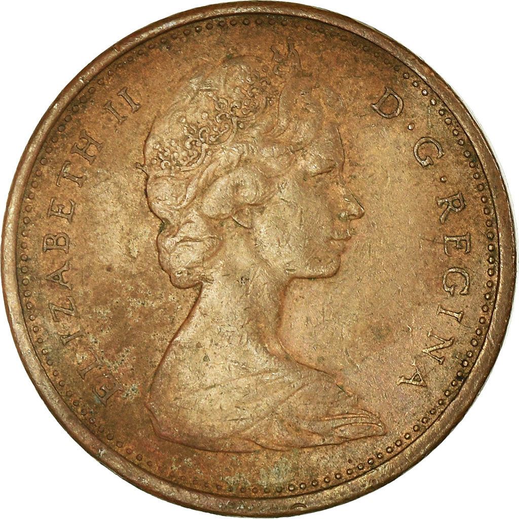 Canada | 1 Cent Coin | Bronze | Rock Dove | KM:65 | 1967