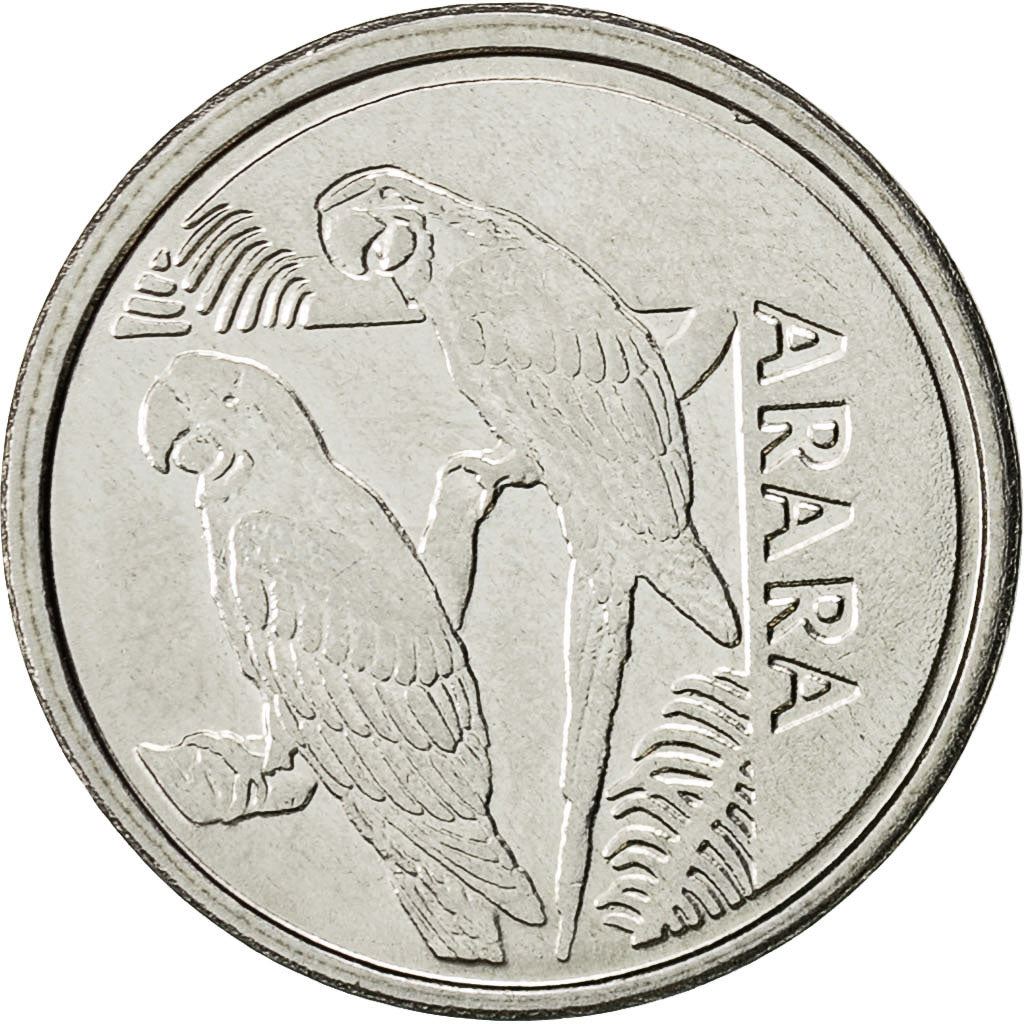 Монета Бразилия 5 Крузейро Реал KM627 1993 - 1994