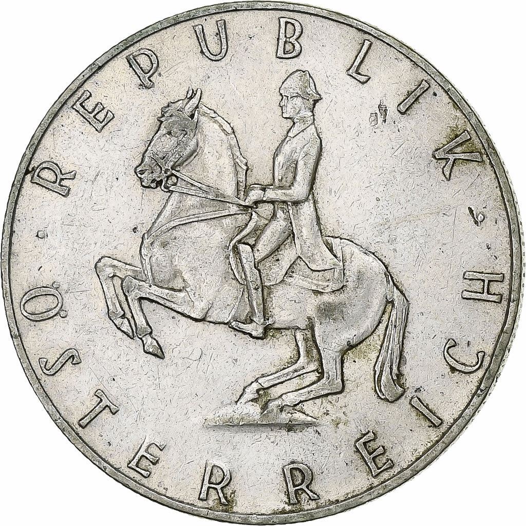 Austria | 5 Schilling Coin | Lipizzaner horse | Km:2889 | 1960 - 1968