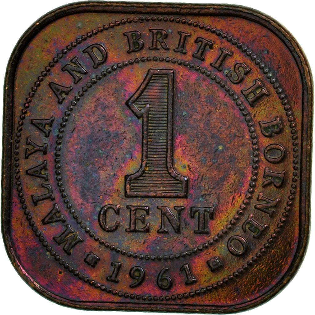 Malaya and British Borneo | 1 Cent Coin | Elizabeth II | KM:5 | 1956 - 1961