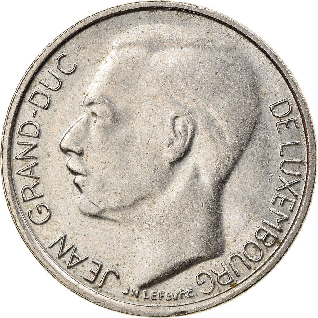 Luxembourg | 1 Franc Coin | Grand Duke Jean | Copper-nickel | KM:59 | 1986-1987