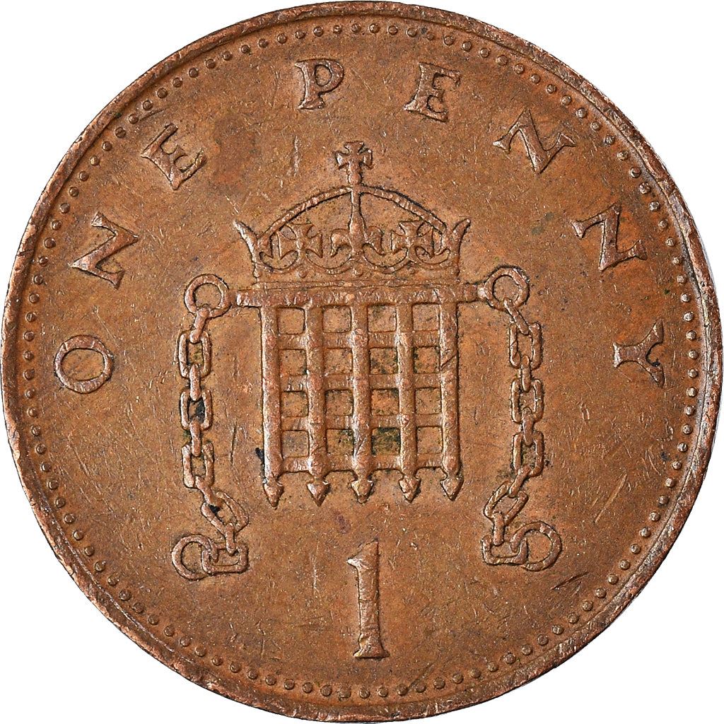 United Kingdom | 1 Penny Coin | Elizabeth II | Km:927 | 1982 - 1984