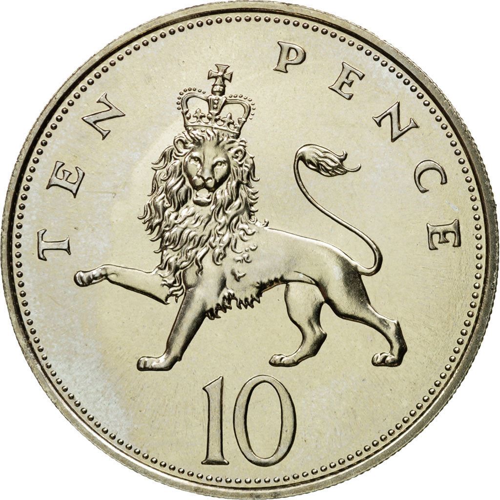 United Kingdom | 10 Pence Coin | Elizabeth II | Km:938 | 1985 - 1992