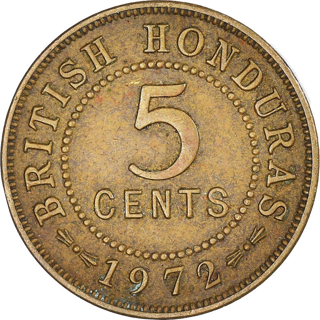 Belize › British Honduras | 5 Cents Coin | Elizabeth II | Km:31 | 1956 - 1973