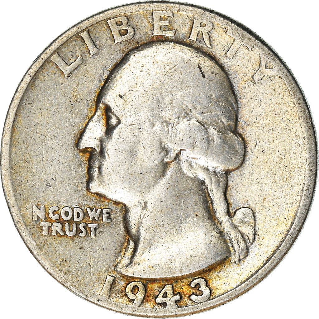 アメリカ合衆国 | 1/4ドル硬貨 | ジョージ・ワシントン | KM:164 | 1932年 - 1964年