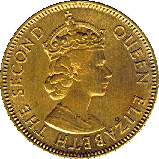 Jamaica Coin | 1/2 Penny Coin | Queen Elizabeth II | KM36 | 1955 - 1963