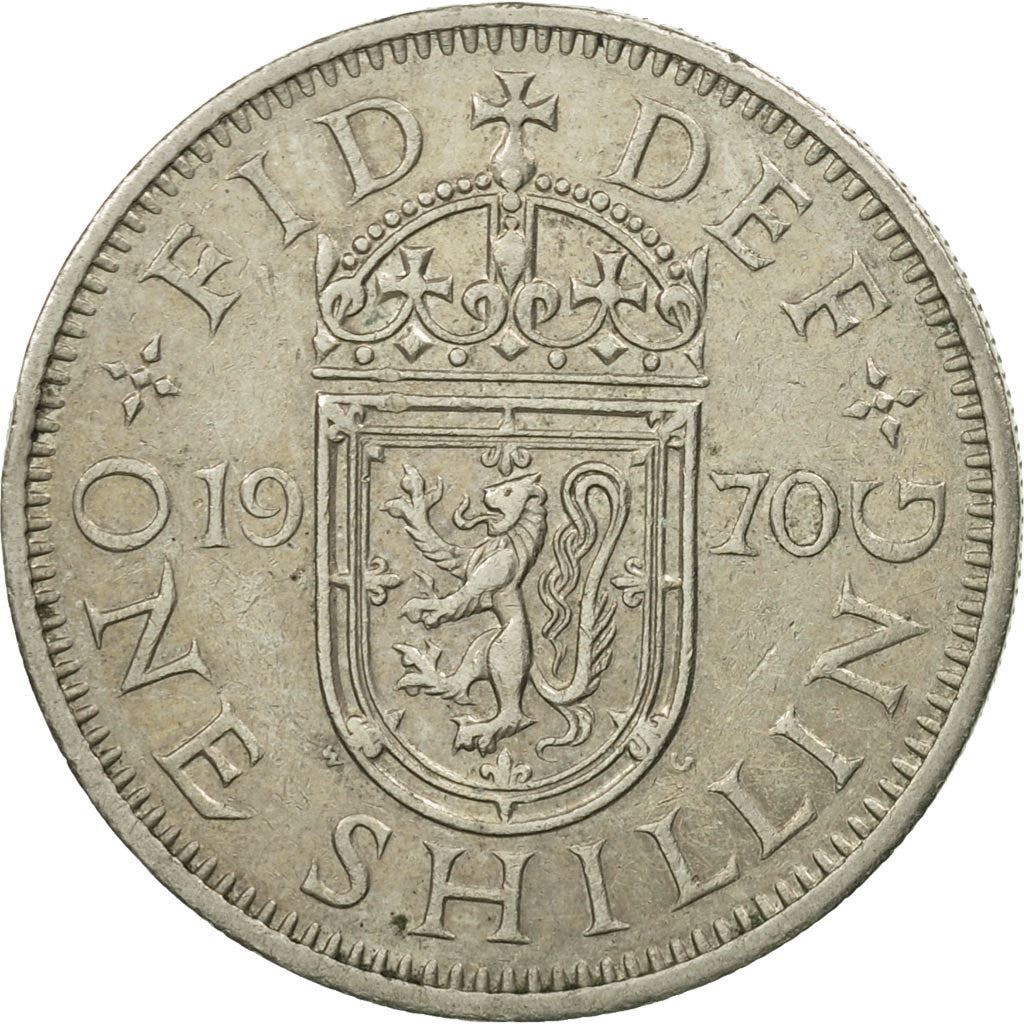 United Kingdom | 1 Shilling Coin | Elizabeth II | Km:905 | 1954 - 1970