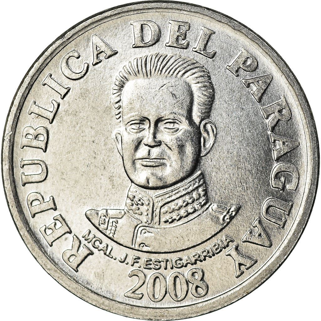 Paraguay | 50 Guaranies Coin | Acaray River | KM:191b | 2006 - 2019