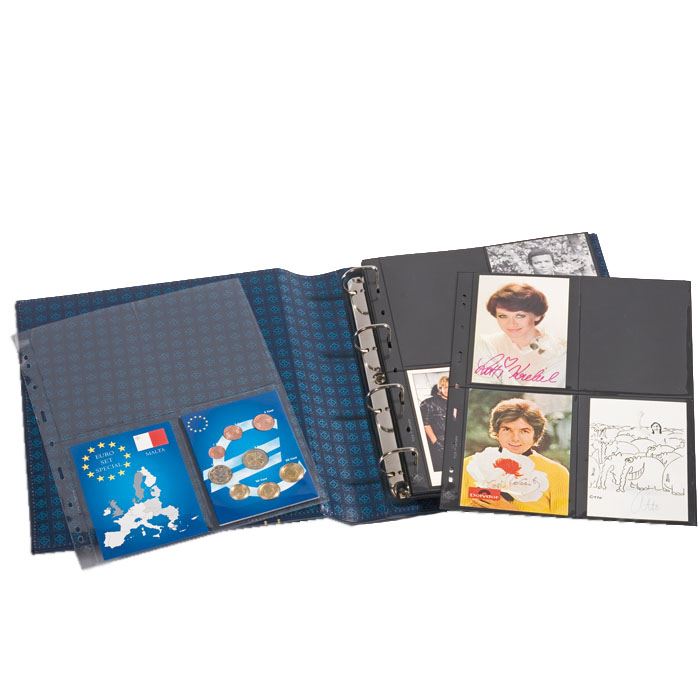 GRANDE CLASSIC Ring Binder with Slipcase | Coin and Banknote Album | Up to 60 Sheet Capacity | 4 Color Options