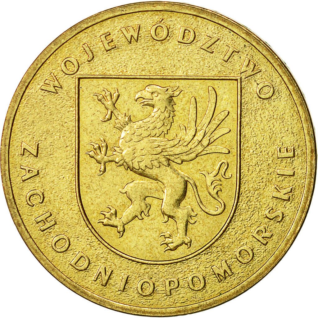 Poland | 2 Zlotys Coin | Zachodniopomorskie | Y:563 | 2005