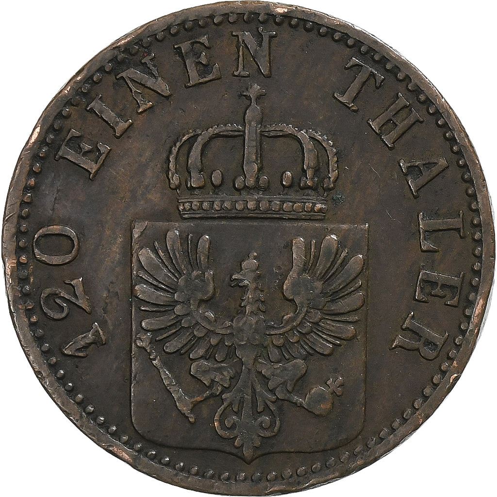 Kingdom Of Prussia | 3 Pfennigs Coin | William I | Km:482 | 1861 - 1873