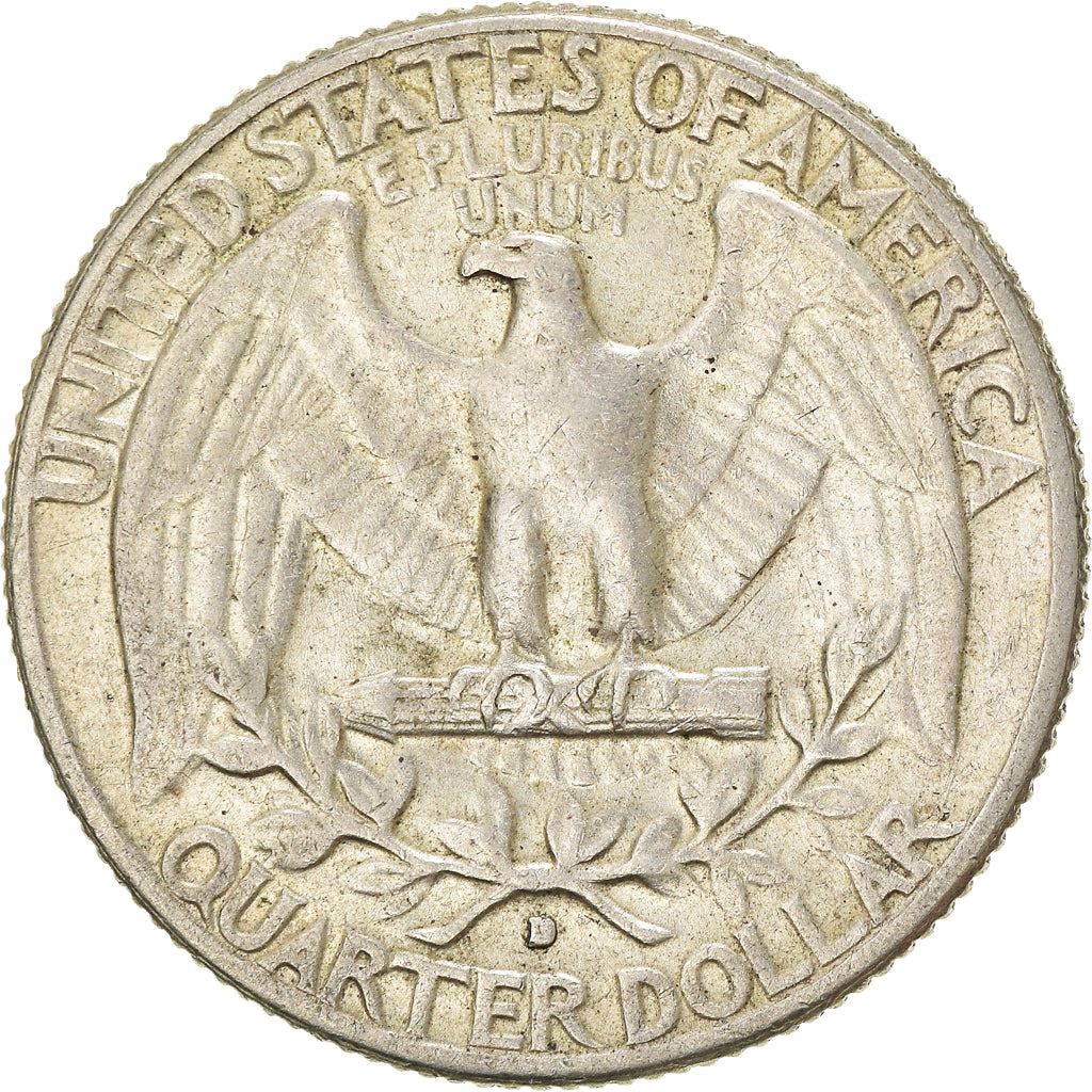 アメリカ合衆国 | 1/4ドル硬貨 | ジョージ・ワシントン | KM:164 | 1932年 - 1964年