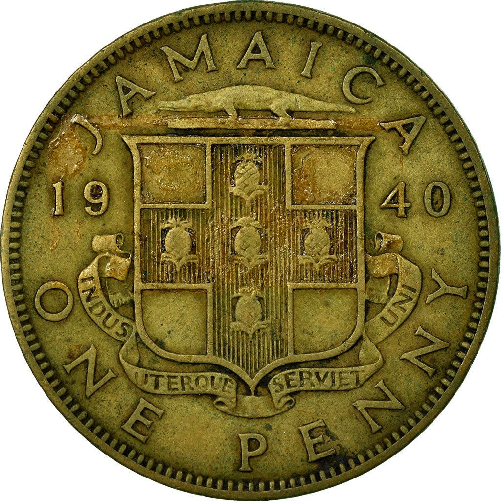 Jamaica | 1 Penny Coin | King George VI | Km:32 | 1938 - 1947