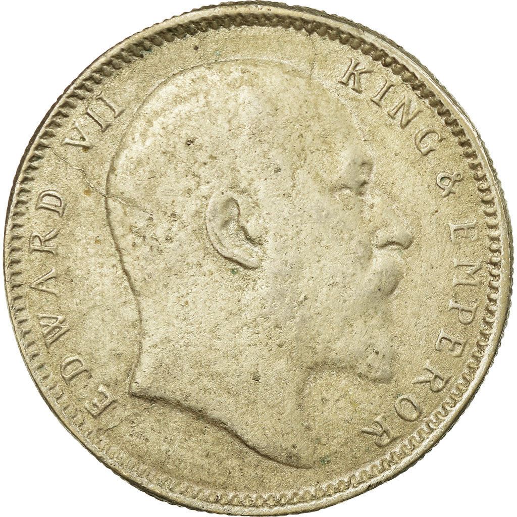 India - British | 1 Rupee Coin | King Edward VII | Km:508 | 1903 - 1910