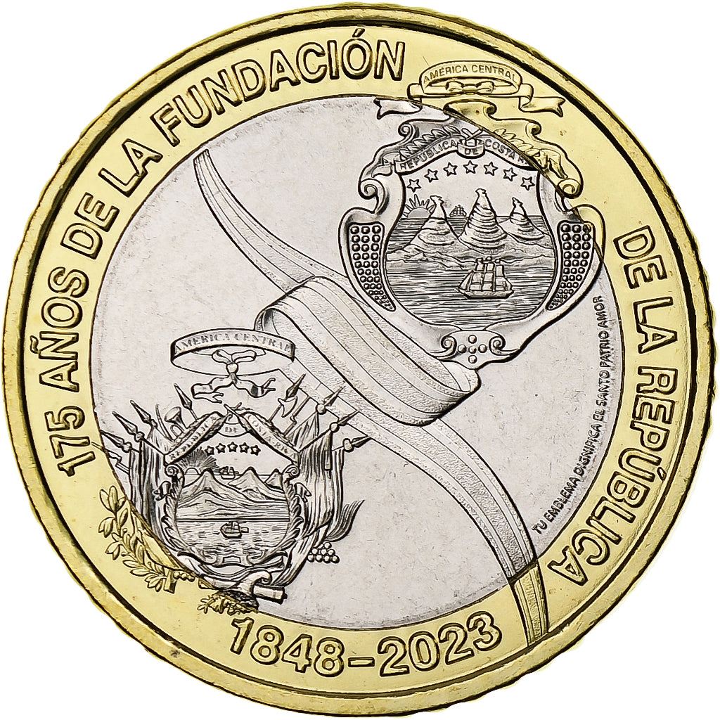 Costa Rica | 500 Colones Coin | Republic Anniversary | Km:242 | 2023 - 2025