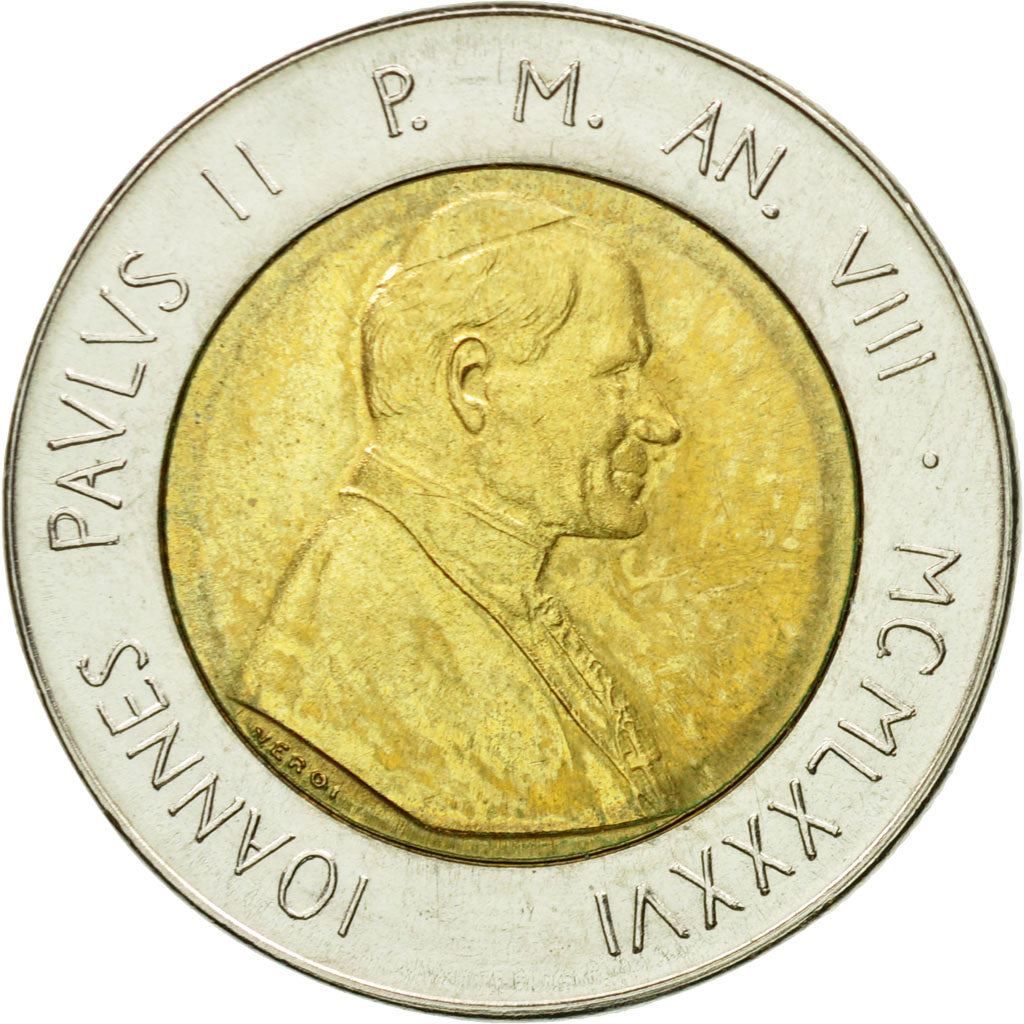 Vatican City | 500 Lire Coin | Jesus and Mary | Km:197 | 1986
