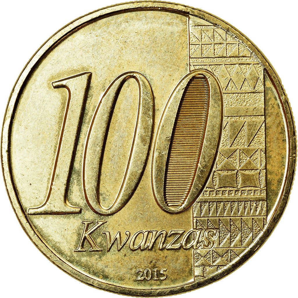 Angola | 100 Kwanzas Münze | Soldat | Angolanische Flagge | Km:113 | 2015