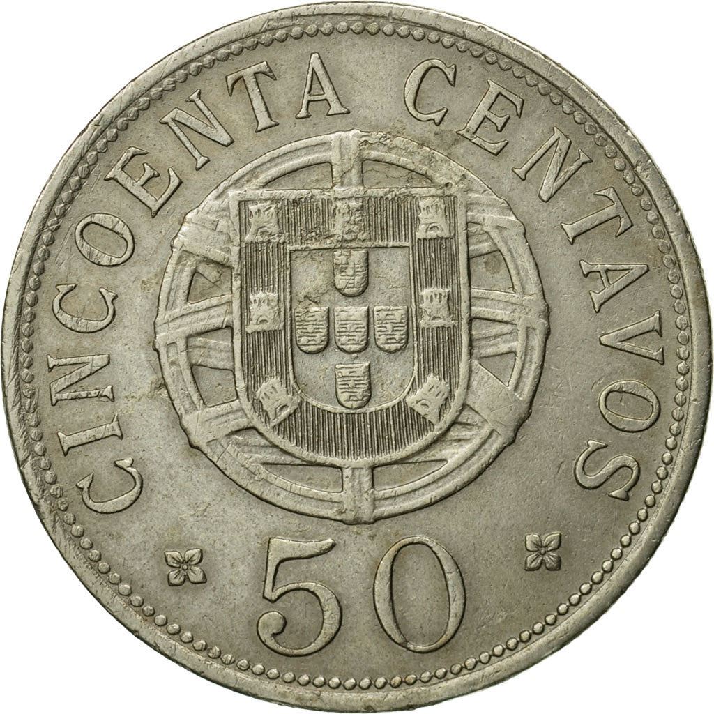 Angola | 50 Centavos Coin | Libertine | Km:69 | 1927 - 1928
