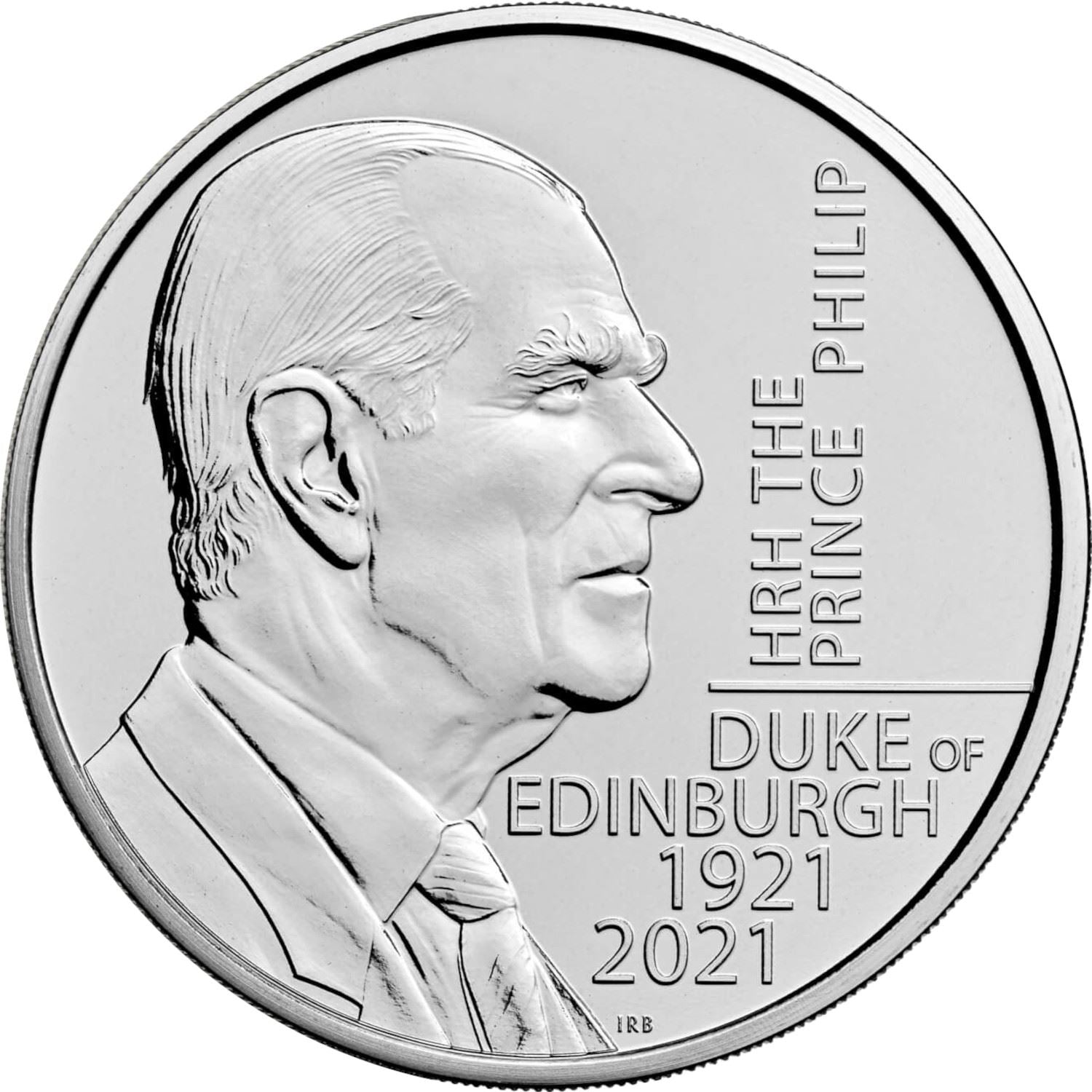 United Kingdom | British 5 Pounds Coin | Queen Elizabeth II | Prince Philip | 2021