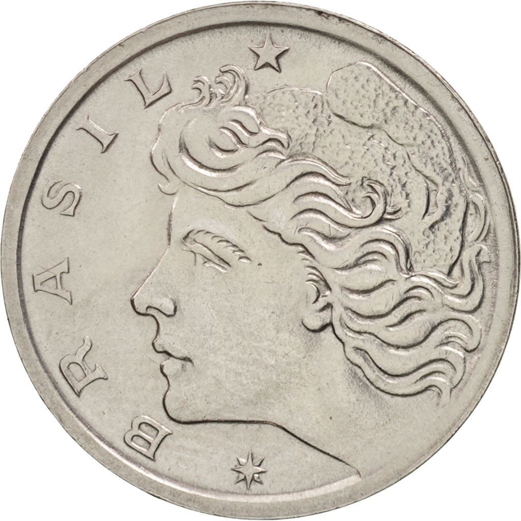 Brazil | 2 Centavos Coin | Effigy | Km:576.1 | 1969 - 1975