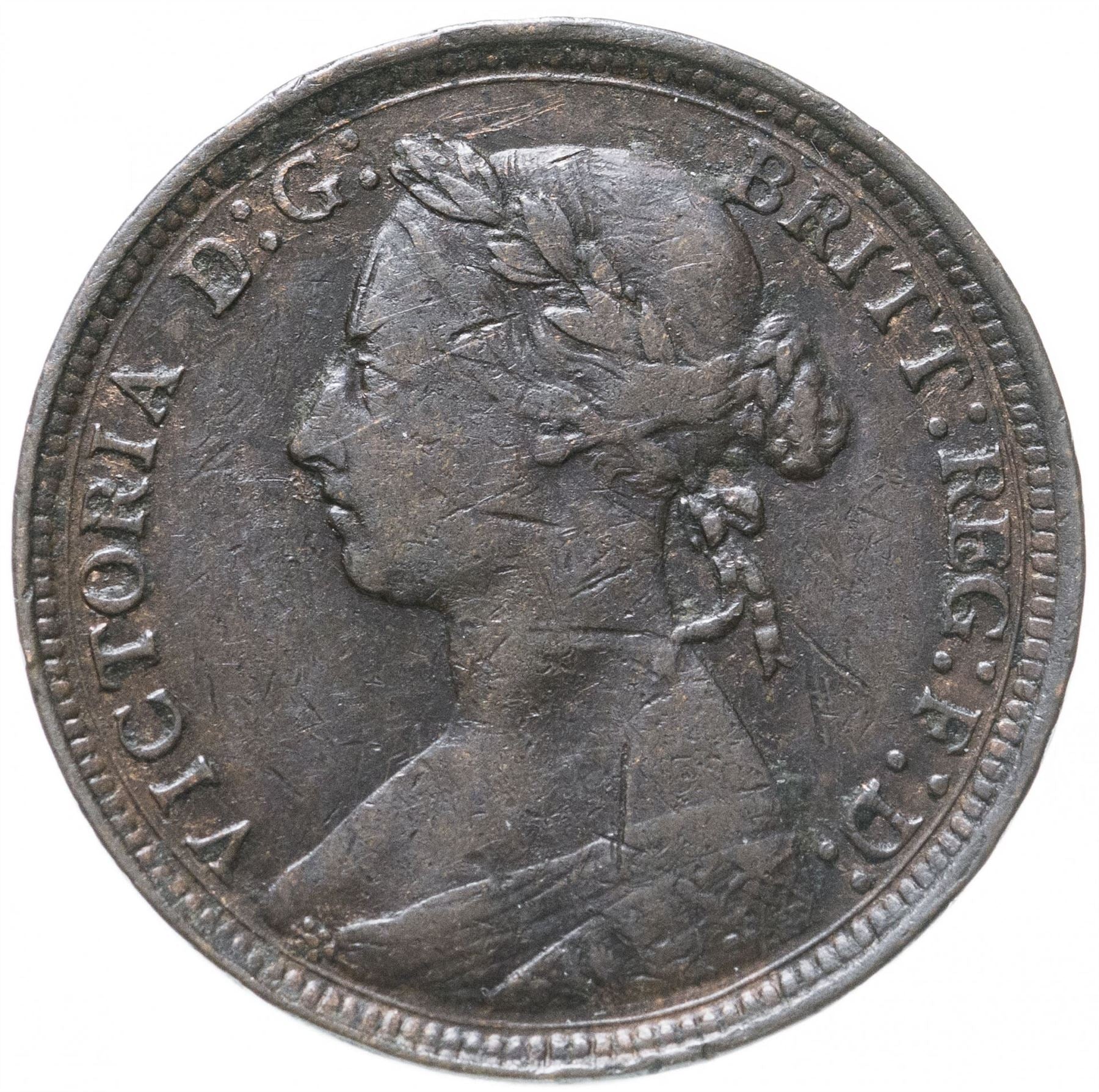 イギリス | 1/2 ペニー硬貨 | ヴィクトリア | KM:754 | 1874年 - 1894年