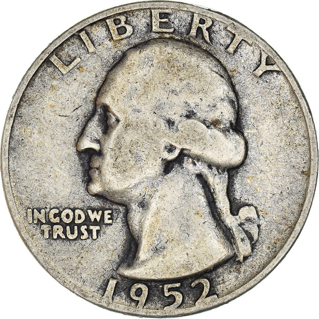 アメリカ合衆国 | 1/4ドル硬貨 | ジョージ・ワシントン | KM:164 | 1932年 - 1964年