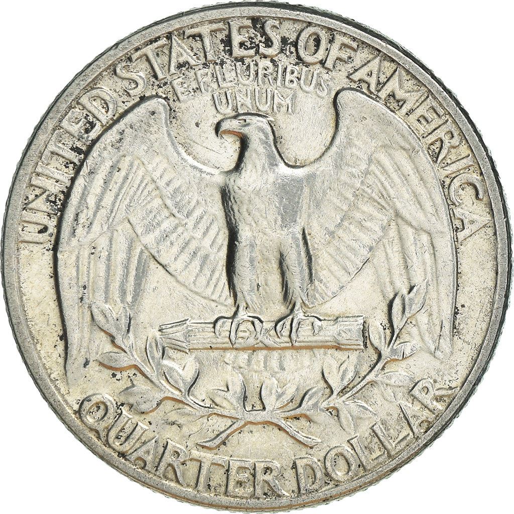 アメリカ合衆国 | 1/4ドル硬貨 | ジョージ・ワシントン | KM:164 | 1932年 - 1964年