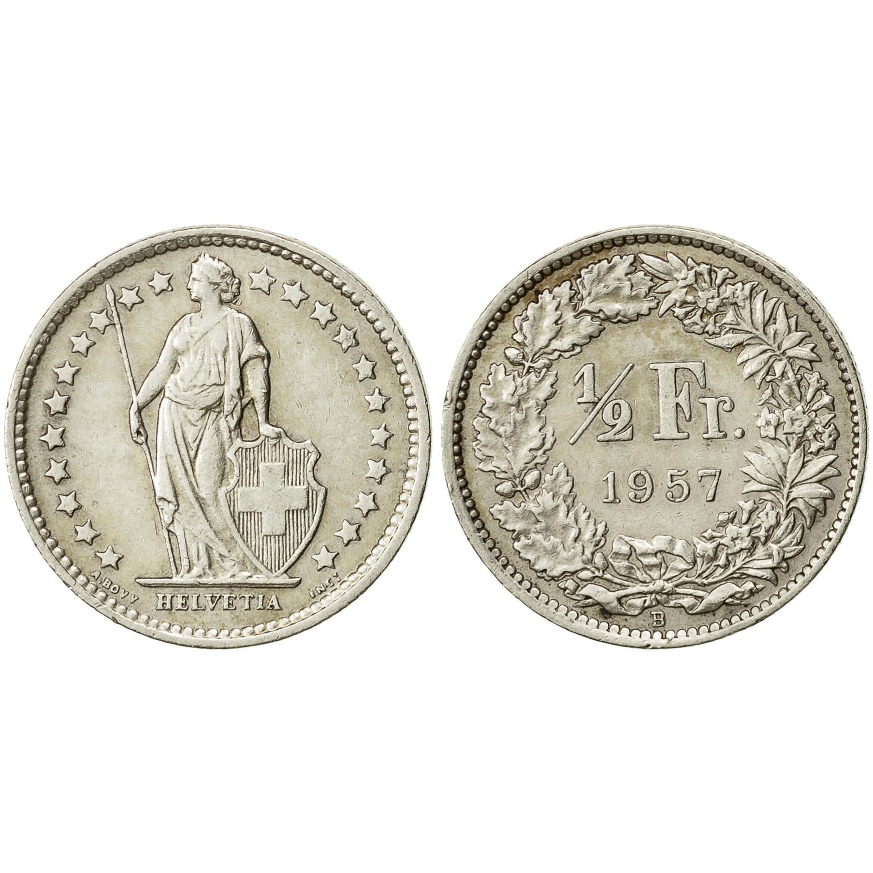 Swiss 6 Coin Set 1 2 5 10 20 Rappen 1/2 Franc | Wheat | Libertas | Hel