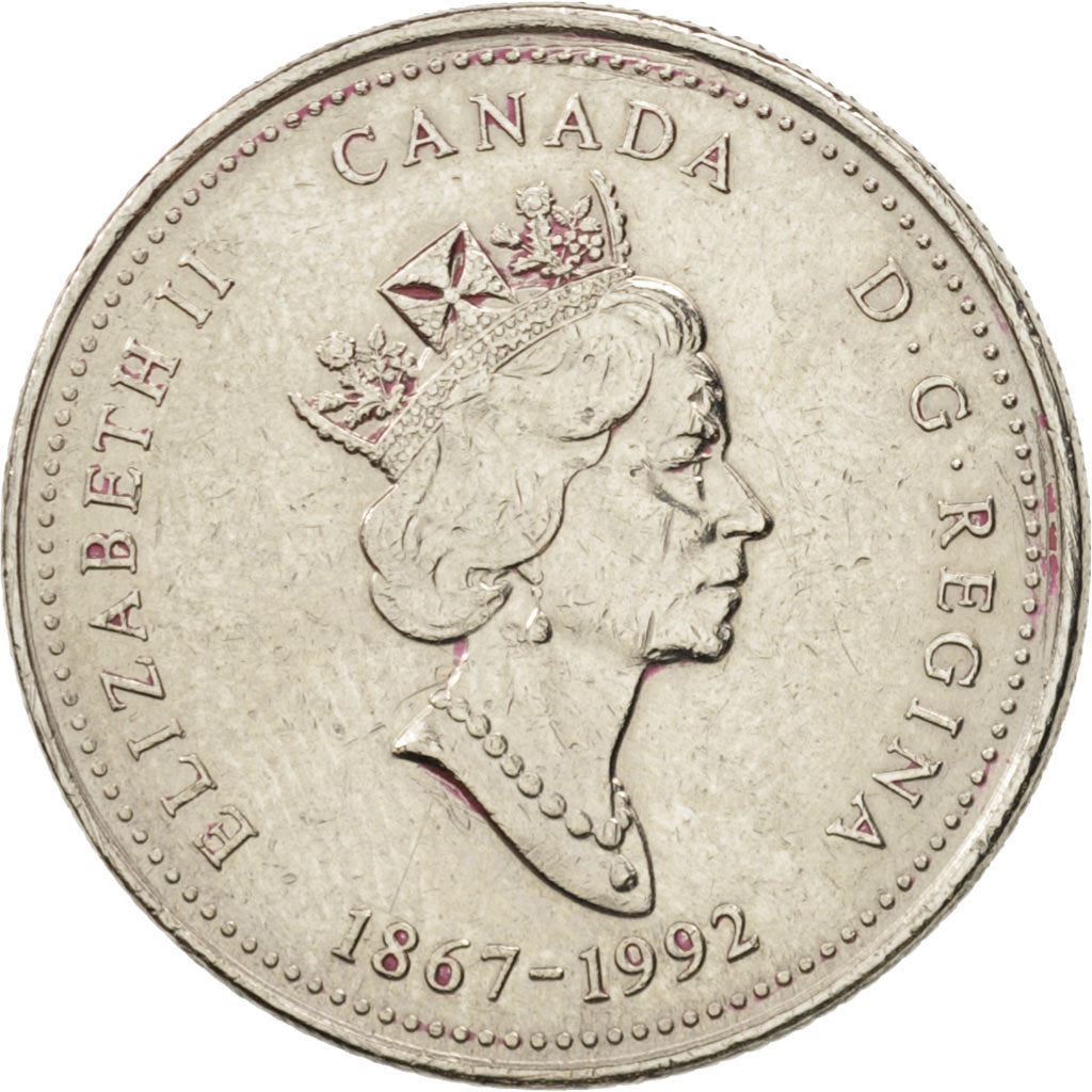 Canada | 25 Cents Coin | Nickel | British Columbia | KM:232 | 1992