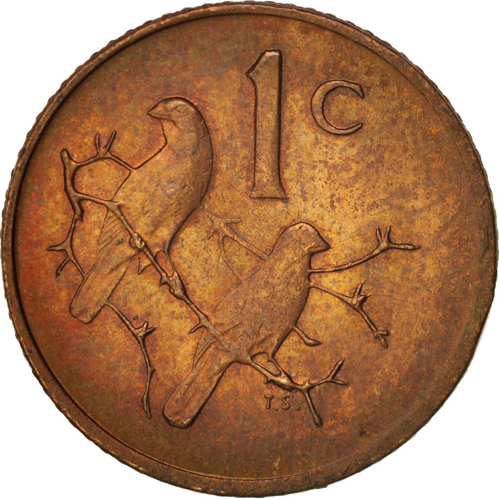 South Africa 1 Cent Coin | Jacobus Johannes Fouche | KM91 | 1976