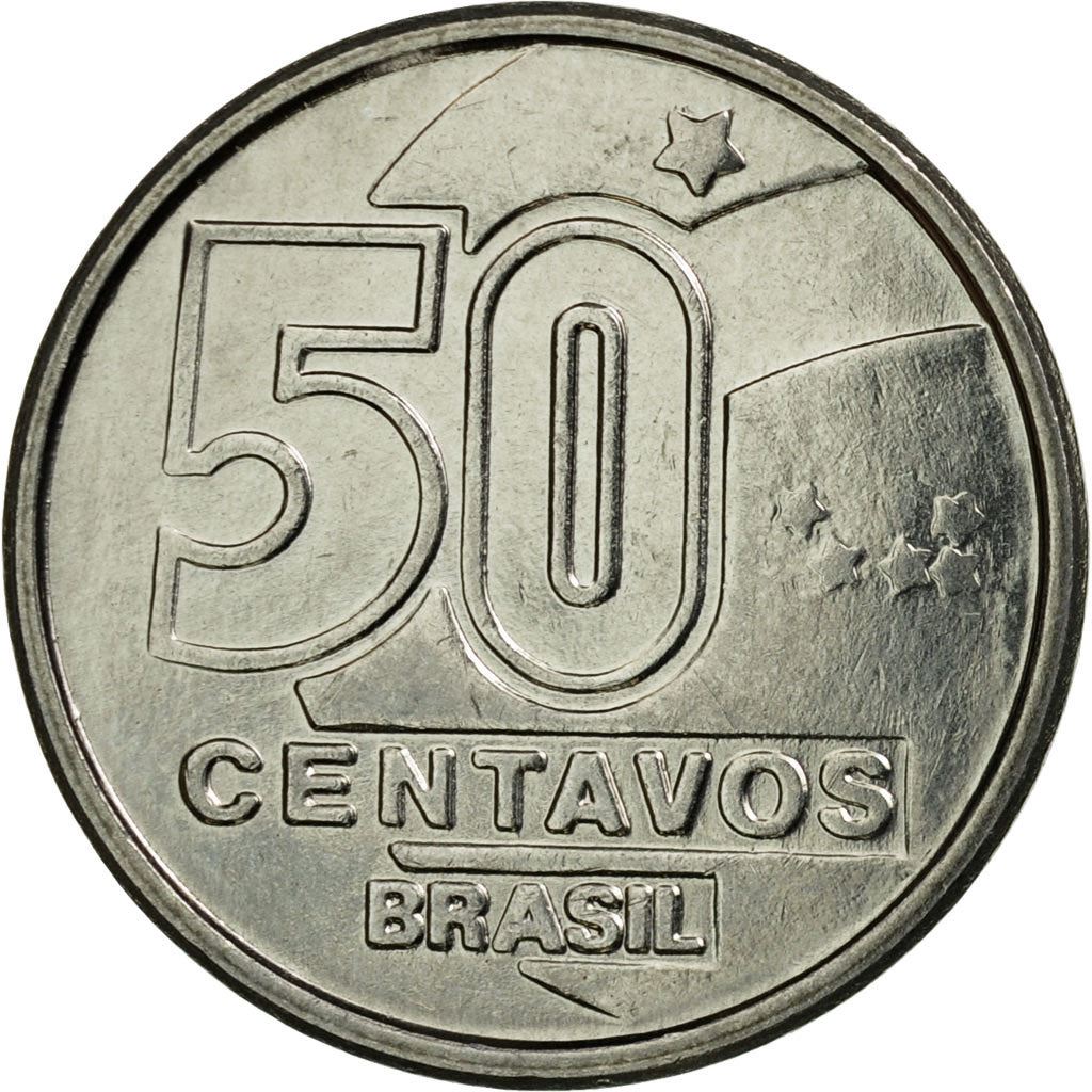 Brazilië 50 Centavos Rendeira Munt KM614 1989 - 1990