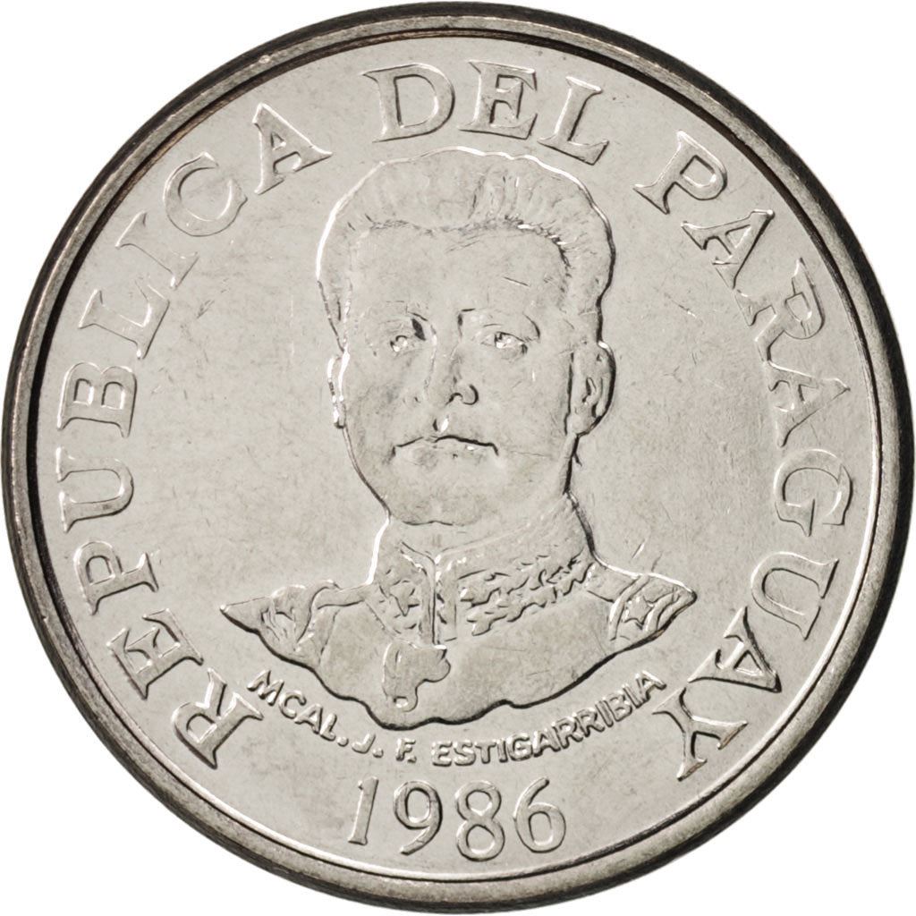 Paraguay | 50 Guaranies Coin | José Félix Estigarribia | Km:169 | 1980 - 1988