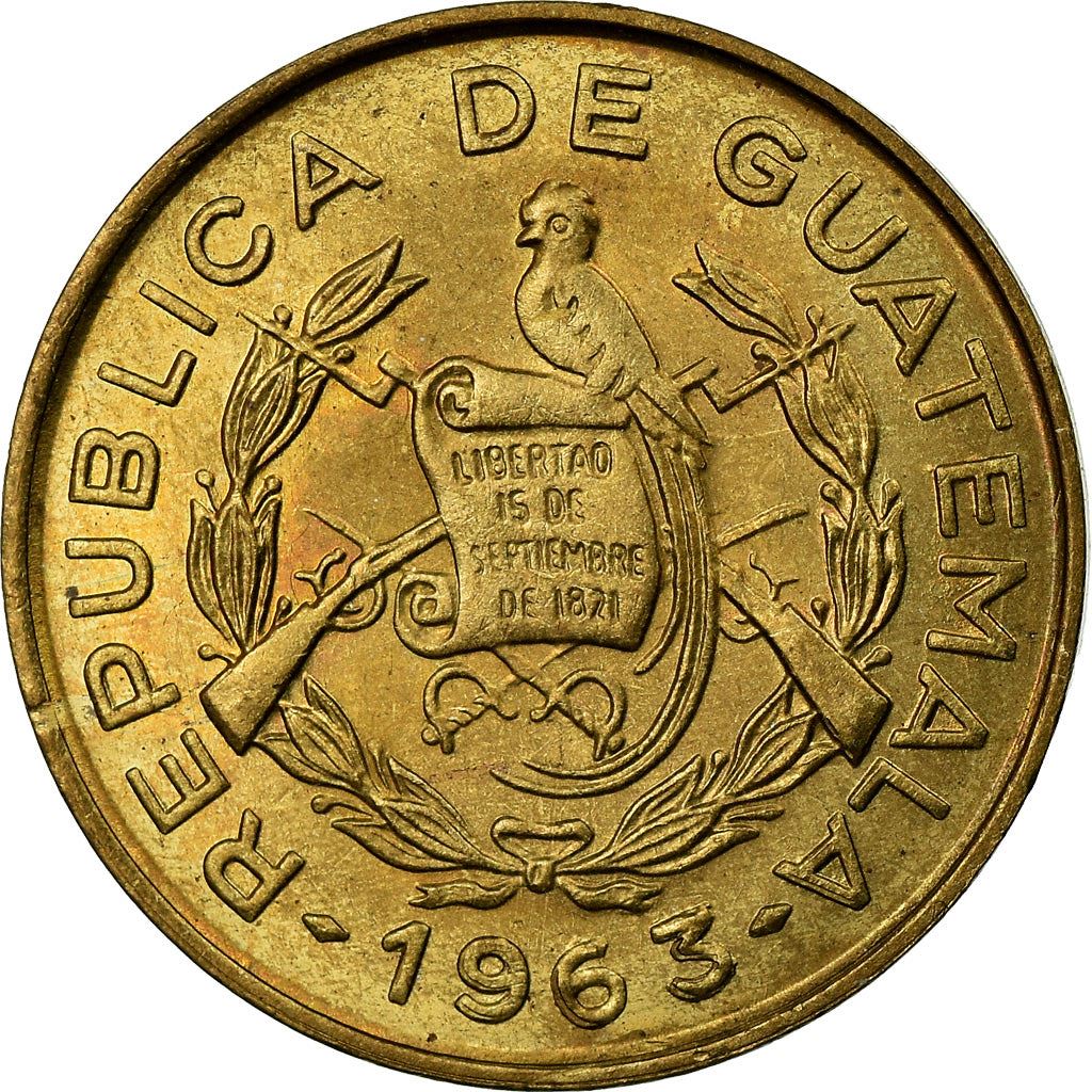 Guatemala | 1 Centavo Coin | Fray Bartolomé | KM:260 | 1958 - 1964