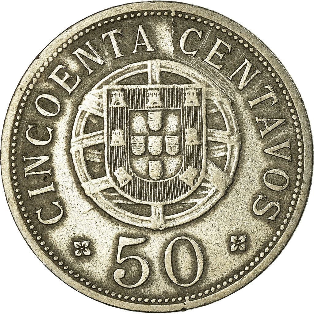 Angola | 50 Centavos Coin | Libertine | Km:69 | 1927 - 1928