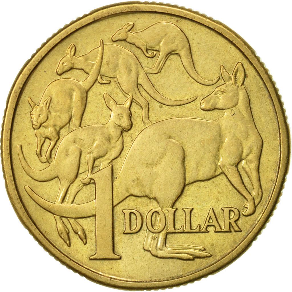 Australia | 1 Dollar Coin | Kangaroos | Km:77 | 1984