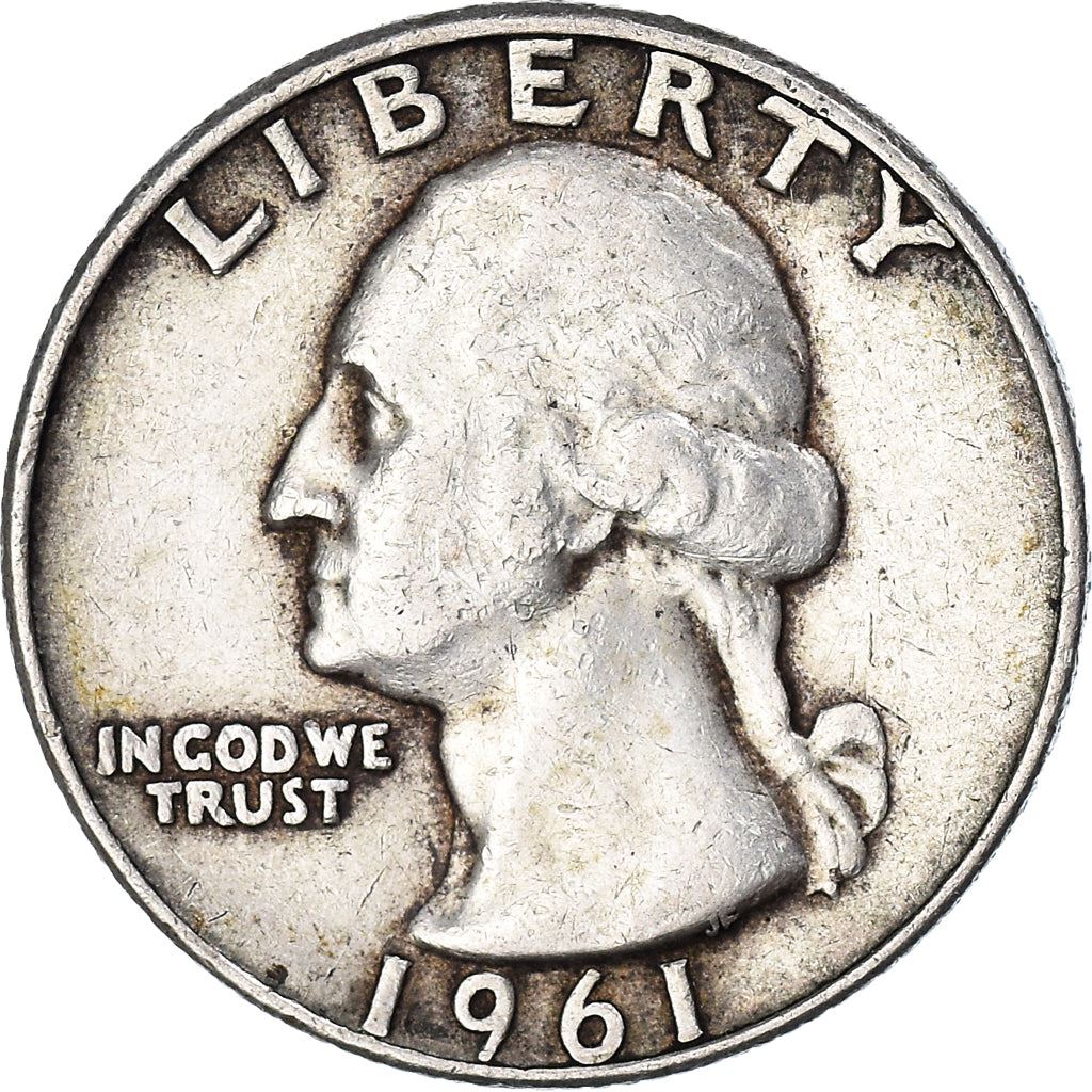 アメリカ合衆国 | 1/4ドル硬貨 | ジョージ・ワシントン | KM:164 | 1932年 - 1964年