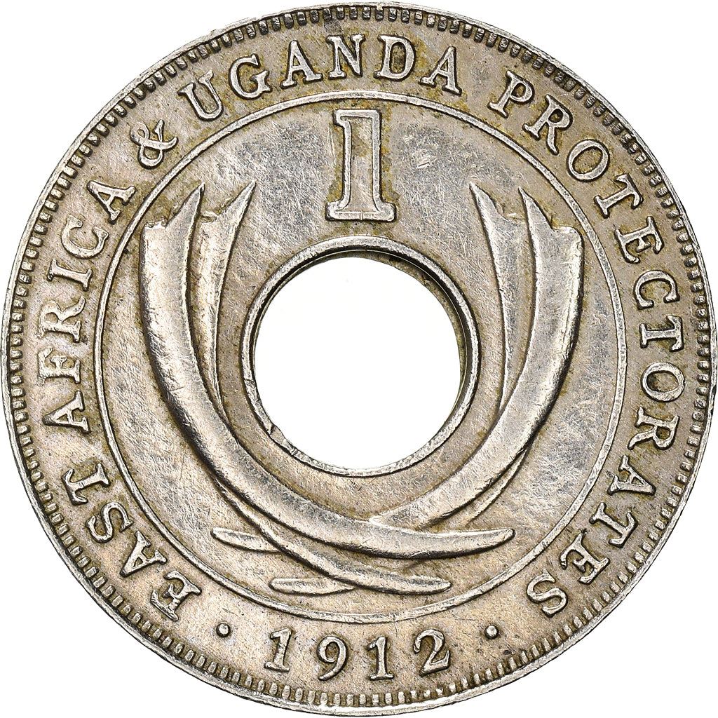 Ostafrika | 1-Cent-Münze | Georg V. | Kupfernickel | KM:7 | 1911–1918