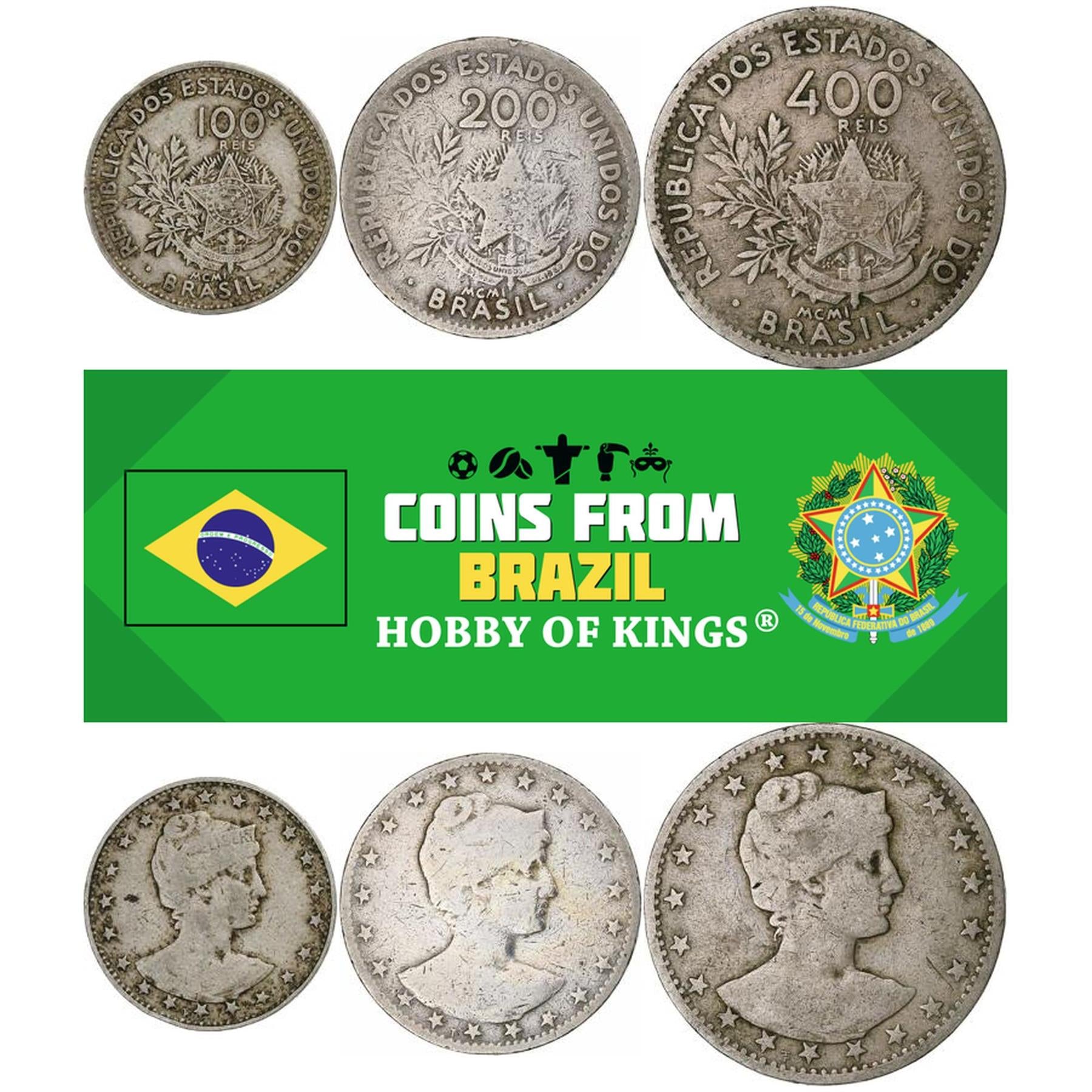 ブラジルのコイン | ブラジル通貨 | レアル クルゼイロス クルザード