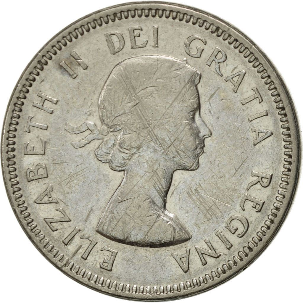 Canada | 5 Cents Coin | Nickel | 1st portrait; round | KM:57 | 1963-1964