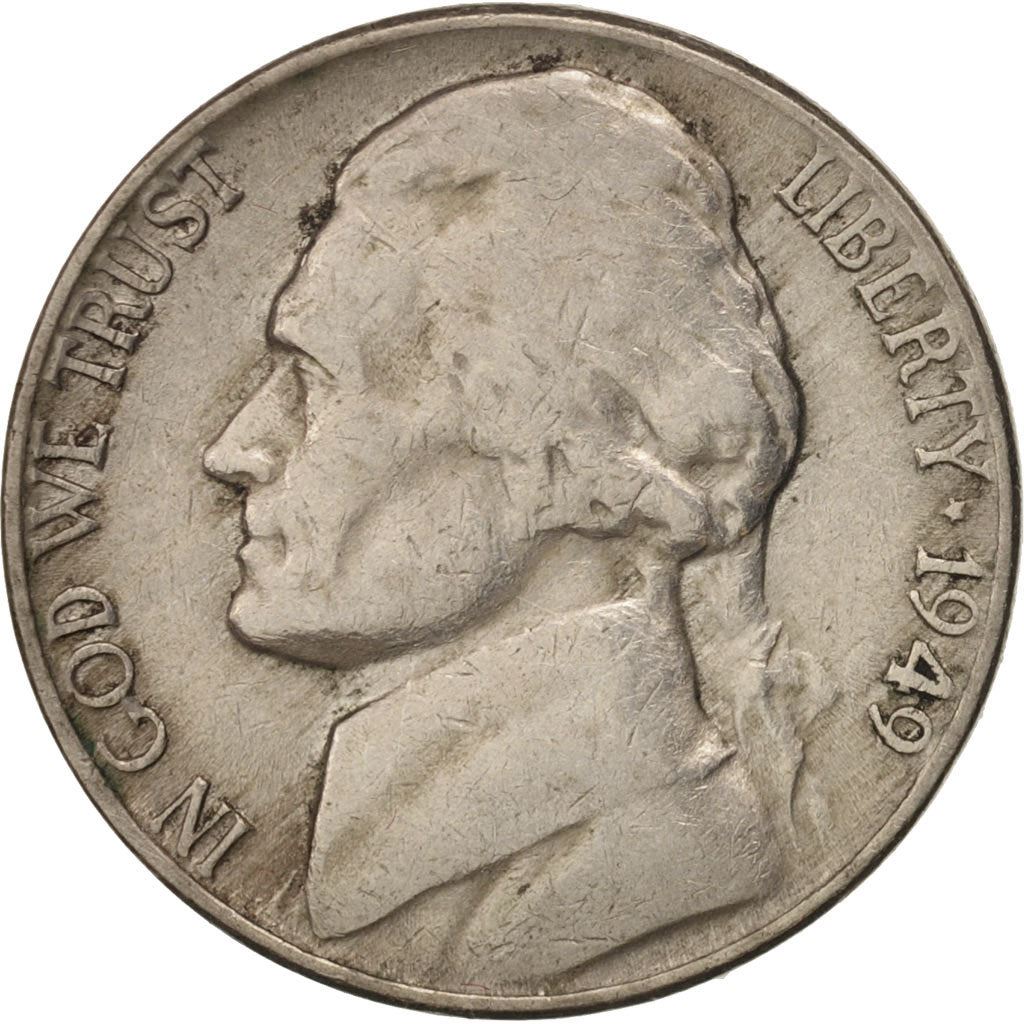 United States | 5 Cents Coin | Thomas Jefferson | Km:192 | 1938 - 2003