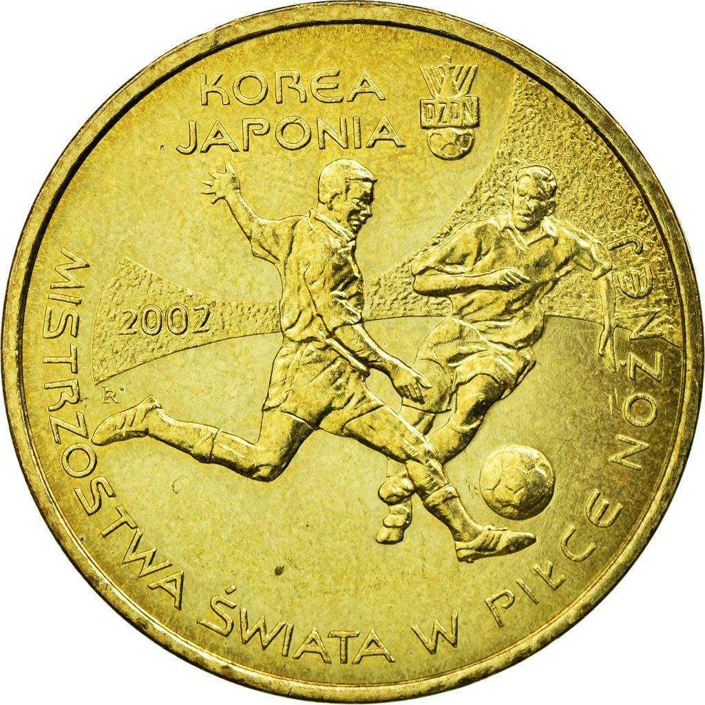 Poland | 2 Z?ote | 2002 World Football Cup | Ball | Eagle | KM433 | 2002