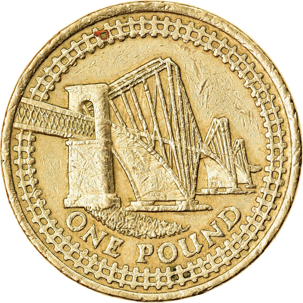 United Kingdom | 1 Pound Coin | Forth Bridge | Km:1048 | 2004
