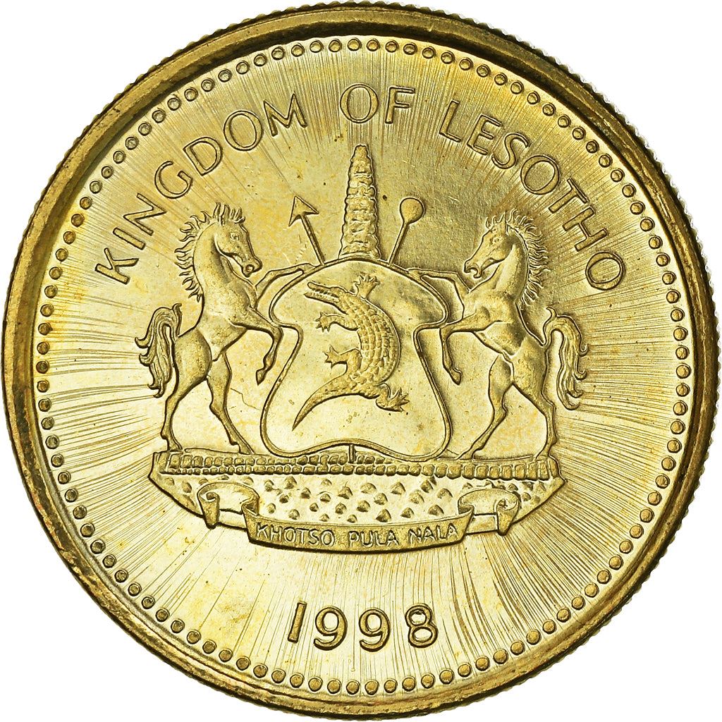 Lesotho | 50 Lisente Coin | Equestrian | Km:65 | 1998 - 2018