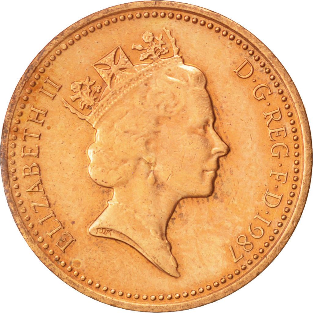 United Kingdom | 1 Penny Coin | Elizabeth II | Km:935 | 1985 - 1992
