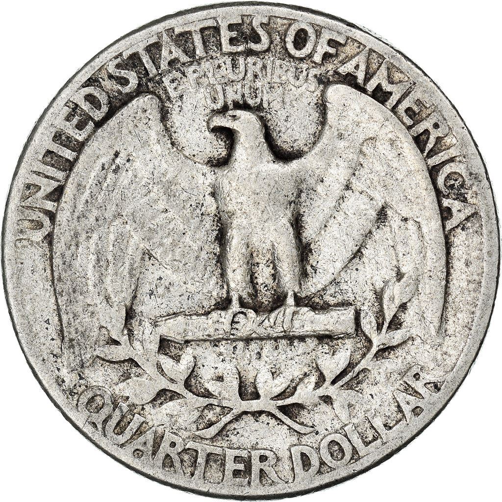 アメリカ合衆国 | 1/4ドル硬貨 | ジョージ・ワシントン | KM:164 | 1932年 - 1964年