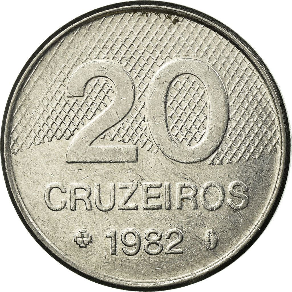 Brazil | 20 Cruzeiros Coin | Saint Francis Church | Km:593 | 1981 - 1984