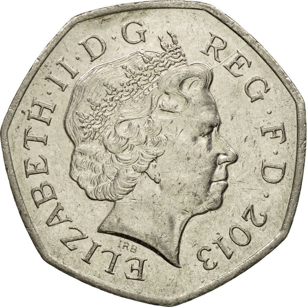 United Kingdom | 50 Pence Coin | Elizabeth II | Km:1112 | 2008 - 2015