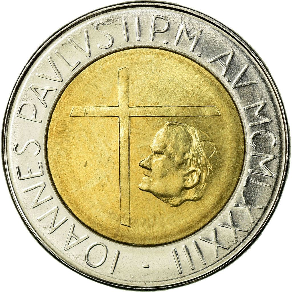 Vatican City | 500 Lire Coin | John Paul II | Km:175 | 1983