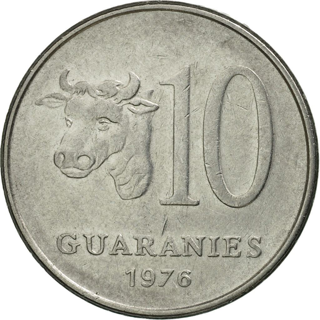 Paraguay | 10 Guaranies Coin | General Garay | Km:153 | 1975 - 1976